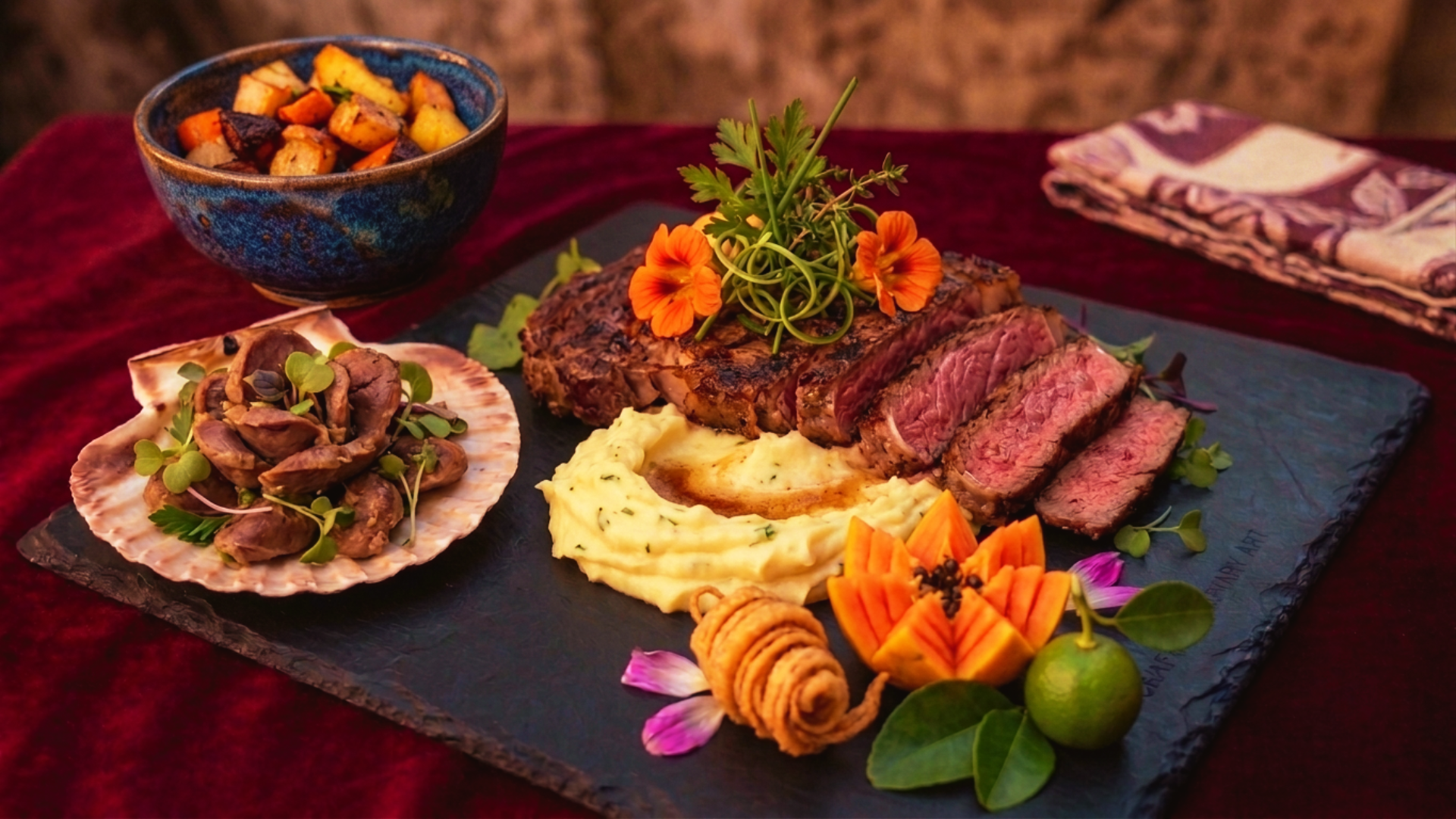 L'Éclat de la Terre — restaurant Fleur d'Ylang, Nosy Be